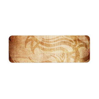 DRAGON TRIBAL GRUNGE BROWNS FANTASY BACKGROUNDS D LABEL