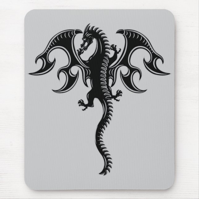 Dragon Tribal Mouse Pad (Front)