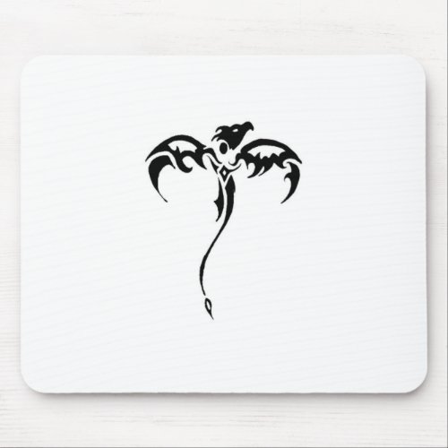 Dragon Tribal Tattoo Mouse Pad