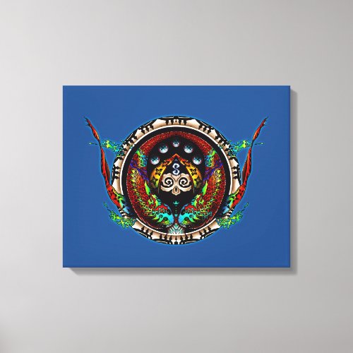 Dragon Twins Canvas Print