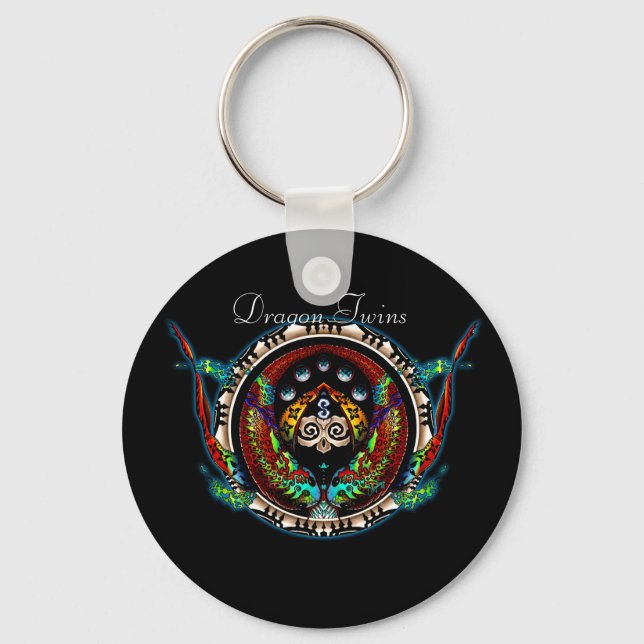 Dragon Twins Keychain (Front)