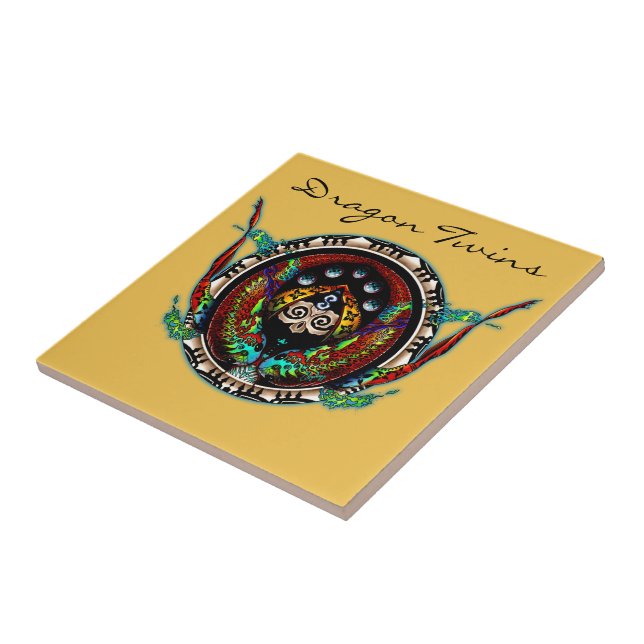 Dragon Twins Tile (Side)
