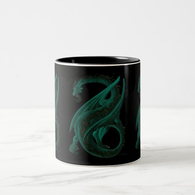 Dragon Two-Tone Coffee Mug (Center)