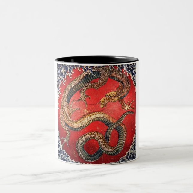 Dragon Two-Tone Coffee Mug (Center)
