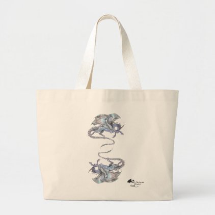 Dragon Unicorn Pegacorn Pegasus Winged Horse Large Tote Bag
