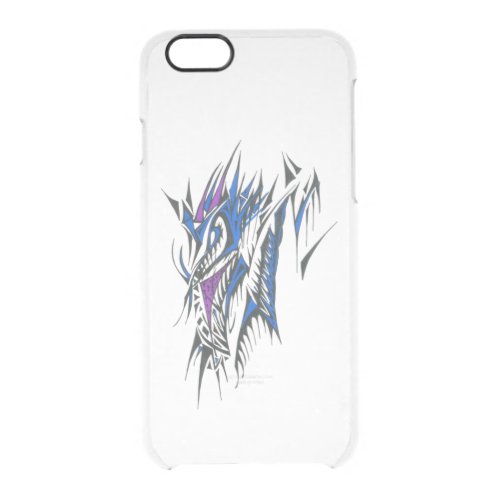 Dragon Unique Colorful Abstract Tattoo Art Clear iPhone 66S Case