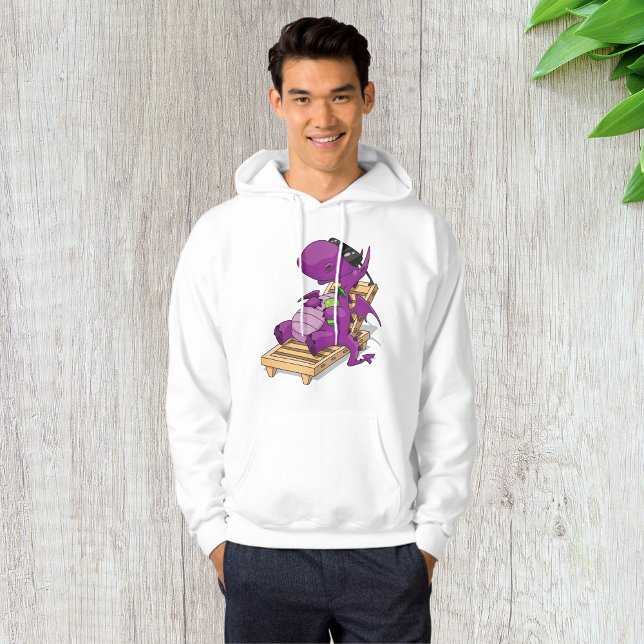 Dragon Vacation Mens Hoodie (Creator Uploaded)