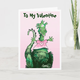 Dragon Valentine Holiday Card