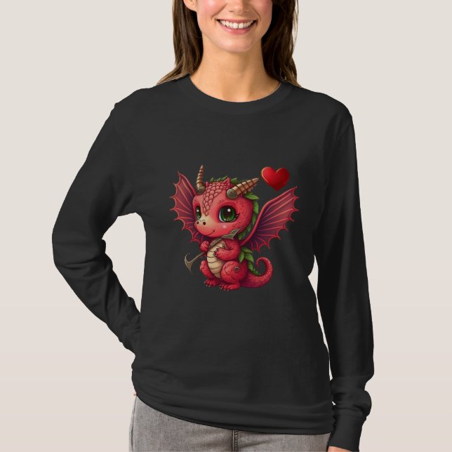 Dragon Valentine's Day Dragons  Dragon  Dragon  1 T-Shirt (Front)
