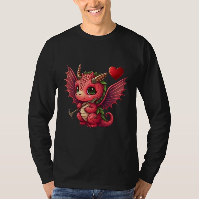 Dragon Valentine's Day Dragons  Dragon  Dragon  1 T-Shirt (Front)