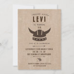 Dragon &amp; Viking Birthday Invitation