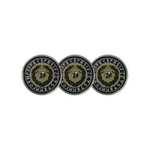 Dragon Viking Rune Protection Golf Ball Marker