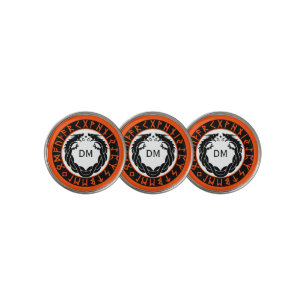 Dragon Viking Rune Protection Golf Ball Marker