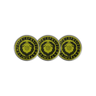 Dragon Viking Rune Protection Golf Ball Marker