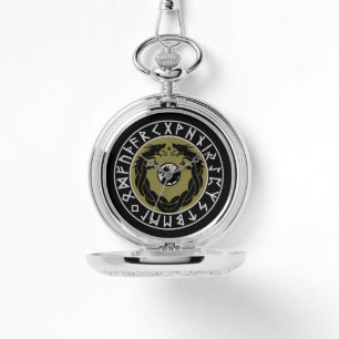 Dragon Viking Rune Protection Watch