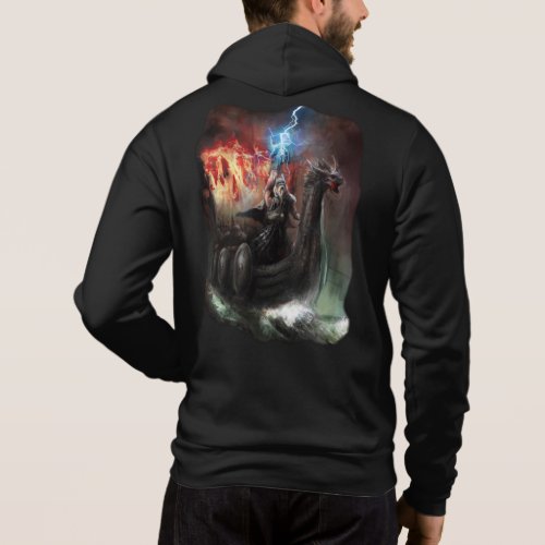 Dragon Viking Ship Zip Hoodie