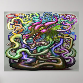 Dragon Vines Poster