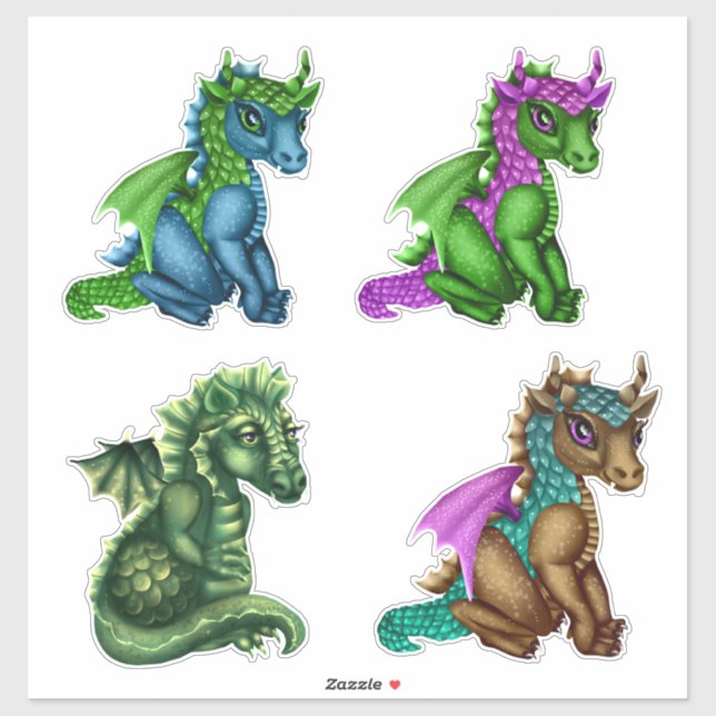 Dragon Vinyl Custom Sticker (Sheet)