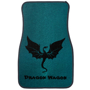 Dragon Wagon Fantasy or RPG Car Floor Mat