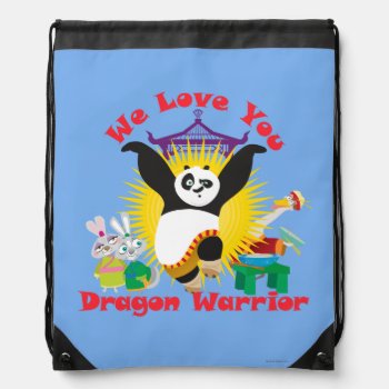 Dragon Warrior Love Drawstring Bag by kungfupanda at Zazzle