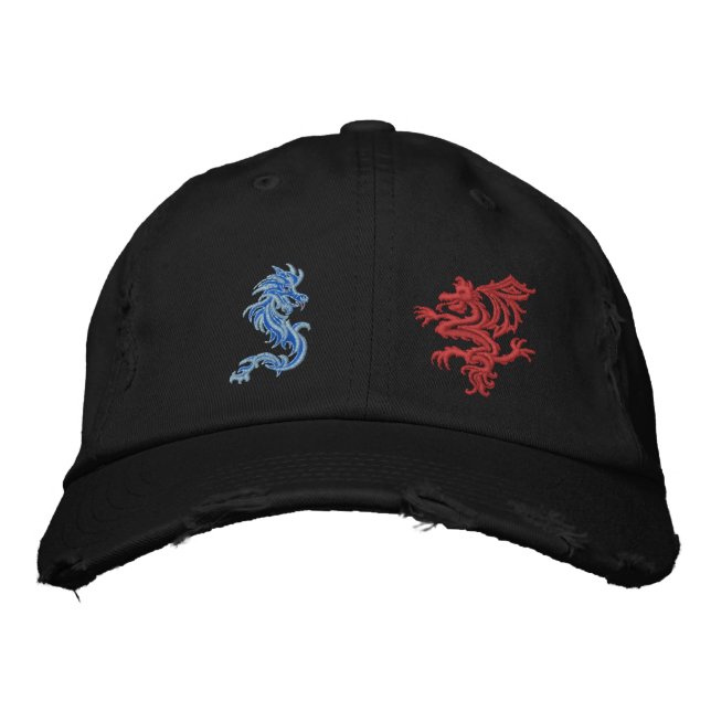 Dragon wars embroidered baseball hat (Front)