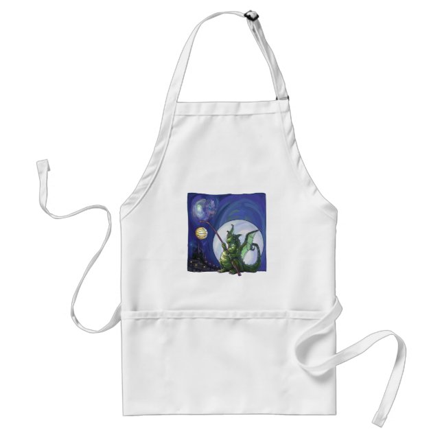 Dragon Watch Art Adult Apron (Front)