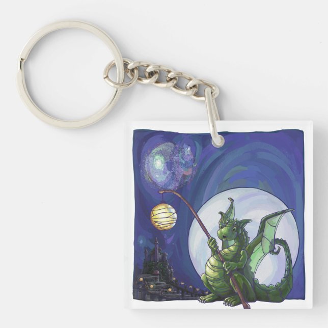 Dragon Watch Art Keychain (Front)