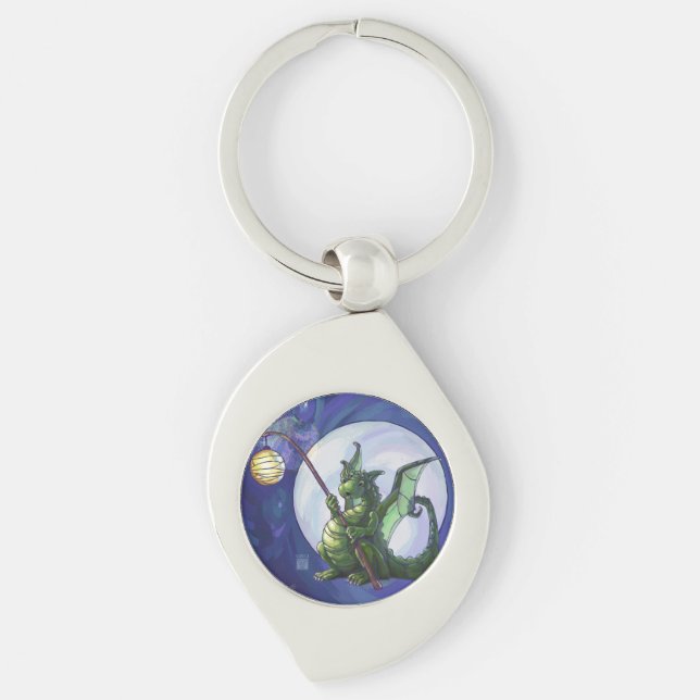 Dragon Watch Art Keychain (Front)