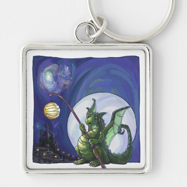 Dragon Watch Art Keychain (Front)