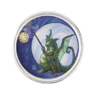 Dragon Watch Art Pin