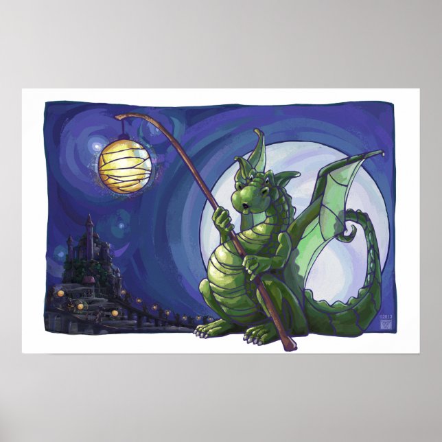 Dragon Watch Art Poster (Front)