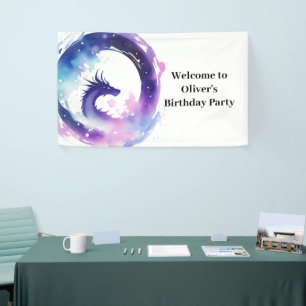 Dragon Whimsy Wonderland Birthday Banner