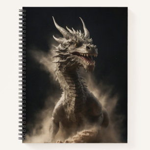 Dragon Wild Animal Elegant Dramatic Portrait Art Notebook