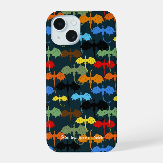  Dragon Wing Blue Flight Fantasy Iphone Case (Back)