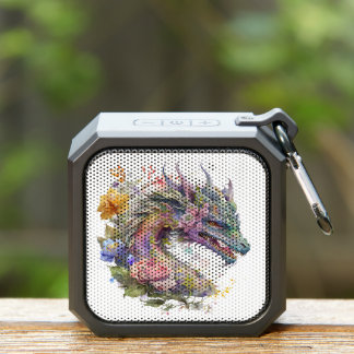 Dragon with Flowers Bluetooth Speaker