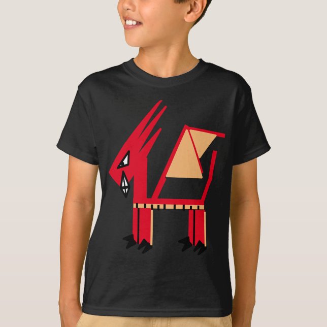 Dragon with giant fangs  T-Shirt (Front)