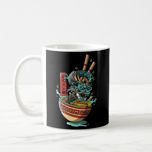 Dragon With Ramen Noodles Coffee Mug