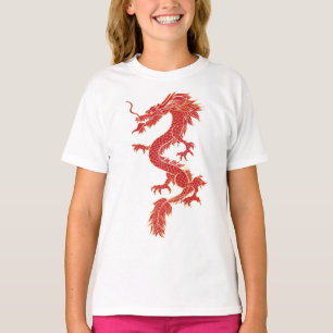 dragon with red colour T-Shirt
