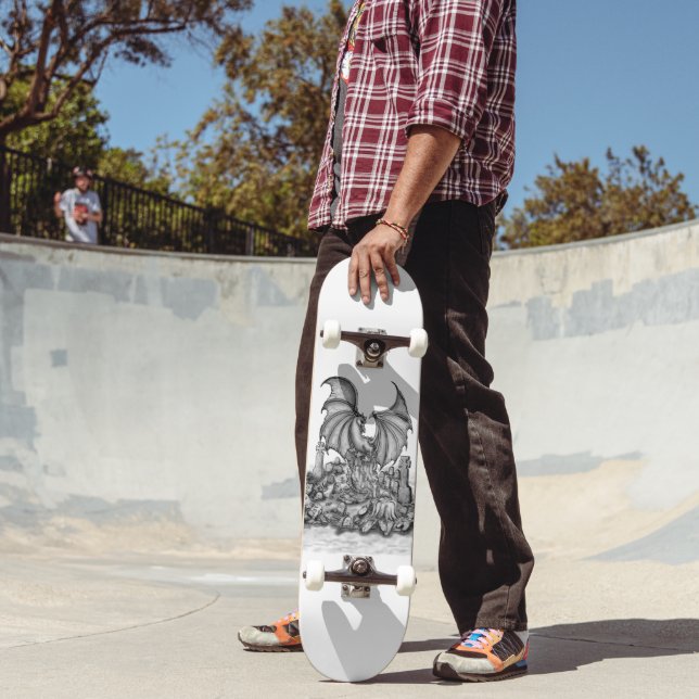 Dragon with Zombie Skateboard (Outdoor 2)