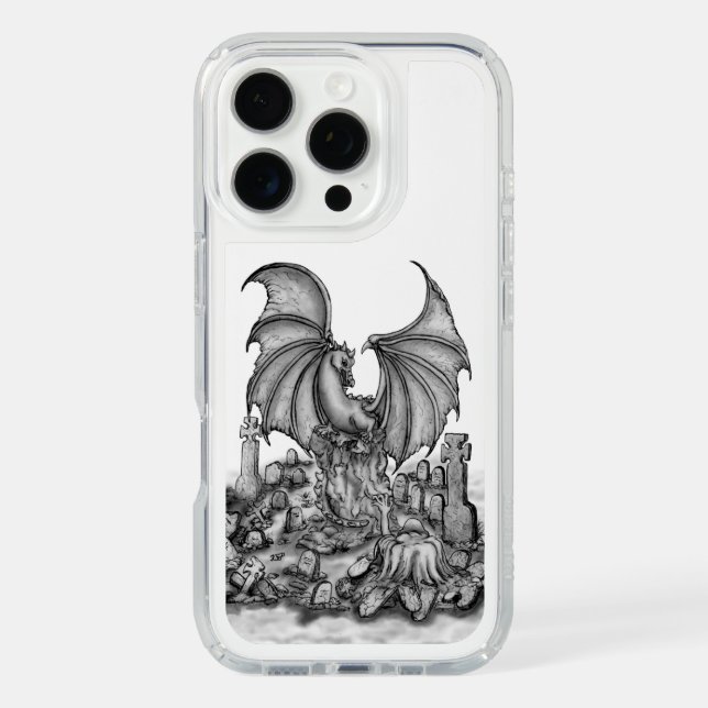 Dragon with Zombie Speck iPhone Case (Front)