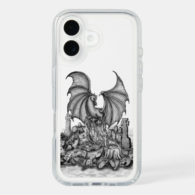 Dragon with Zombie Speck iPhone Case (Front)