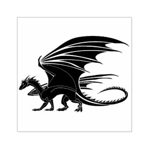 Dragon  Wood Art Stamp