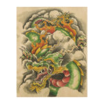 Dragon Wooden Print