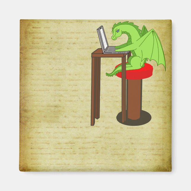 Dragon words magnet (Front)