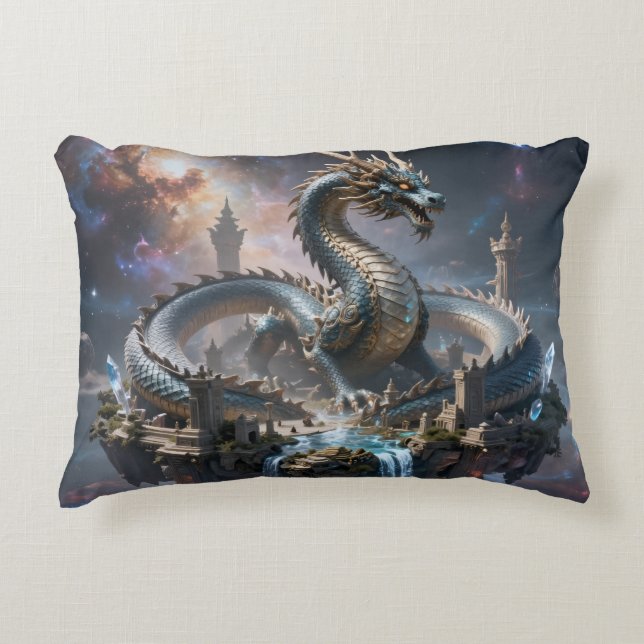 Dragon World – The Realm of Fire and Magic´2 Accent Pillow (Front)