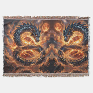 Dragon World – The Realm of Fire and Magic´4 Throw Blanket