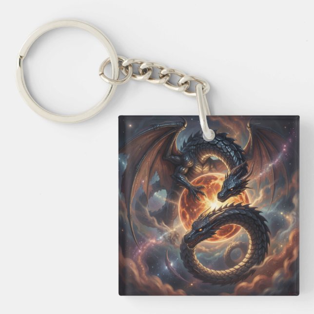 Dragon World – The Realm of Fire and Magic Keychain (Front)