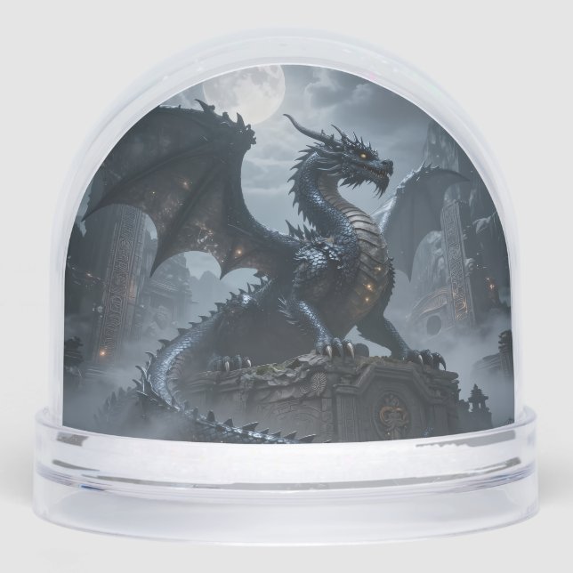 Dragon World – The Realm of Fire and Magic Snow Globe (Front)