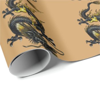 Dragon Wrapping Paper by expressivetees at Zazzle