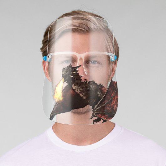 Dragon Wyvern Fantasy Fire Breathing Mythology Face Shield (Insitu)